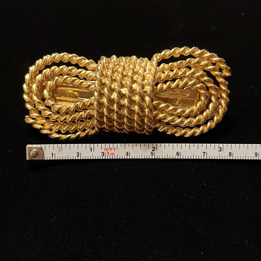 Gold Color Rope Design Hair Clip - Picture 4 of 16